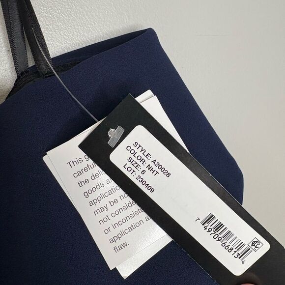 Betsy & Adam Off The Shoulder Fit And Flare Dress NWT - Picture 3 of 4